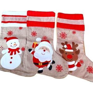 Christmas stockings, set of 3 NWOT